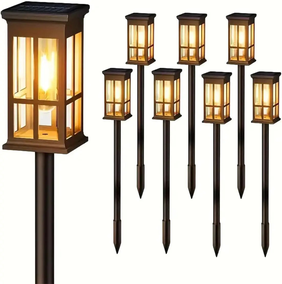 Solar Pathway Light Outdoor LED IP65 Waterproof Landscape Garden Walkway