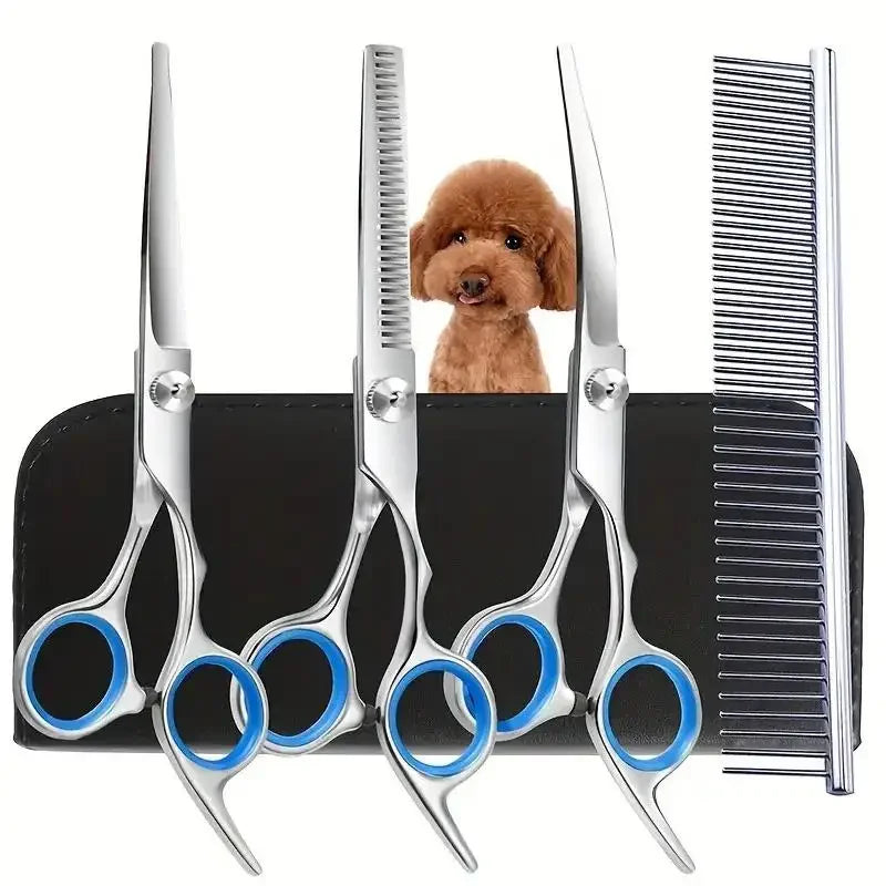 Pet Safe Stainless Steel Grooming Scissors for Dogs