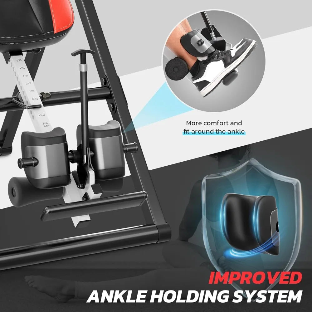 Inversion Table With Massage And Heat Remote Control