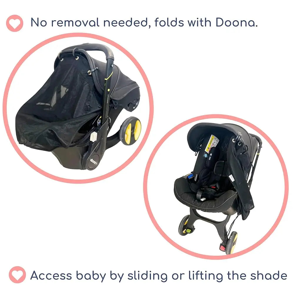PYLV Doona Compatible Stroller Sun Shade Cover Mosquito Net