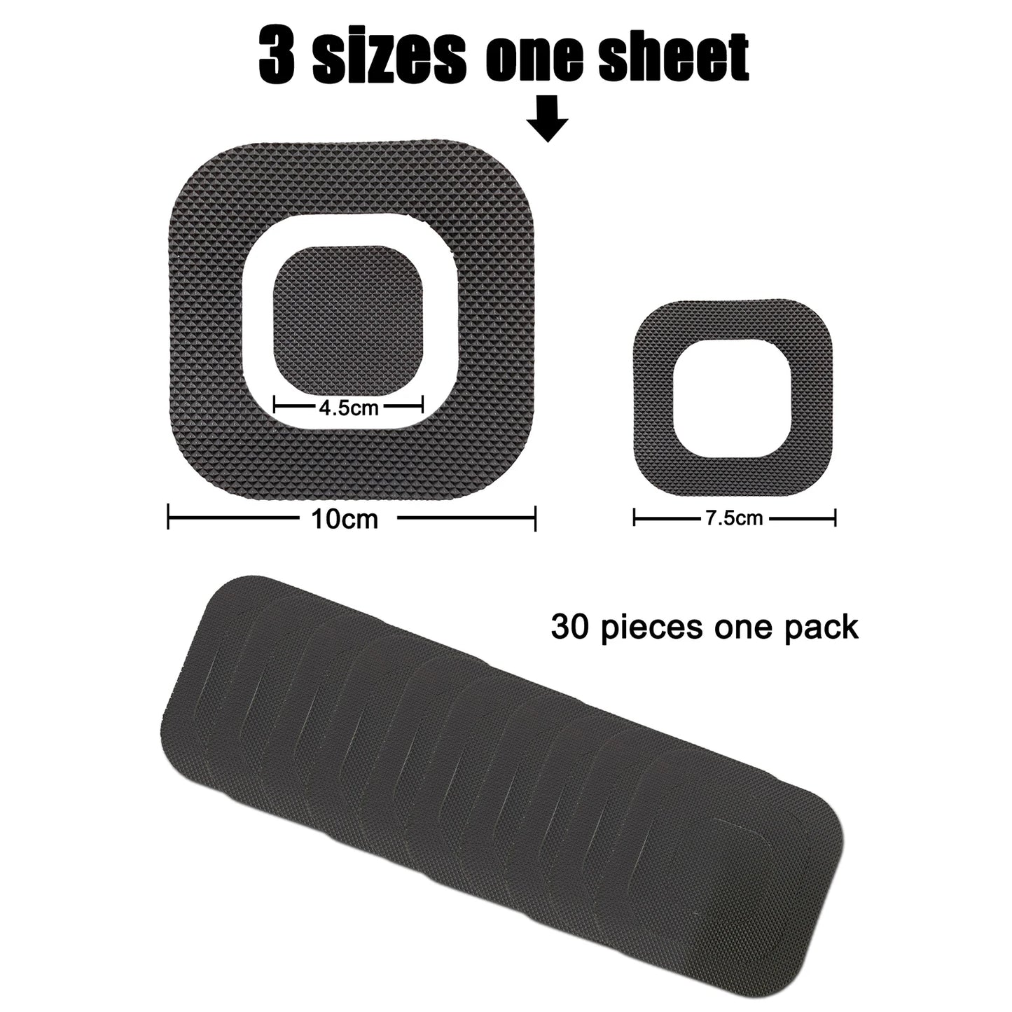 PEVA Shower Tapes 30 Pack Anti Slip Bath Floor Stickers For Bathroom