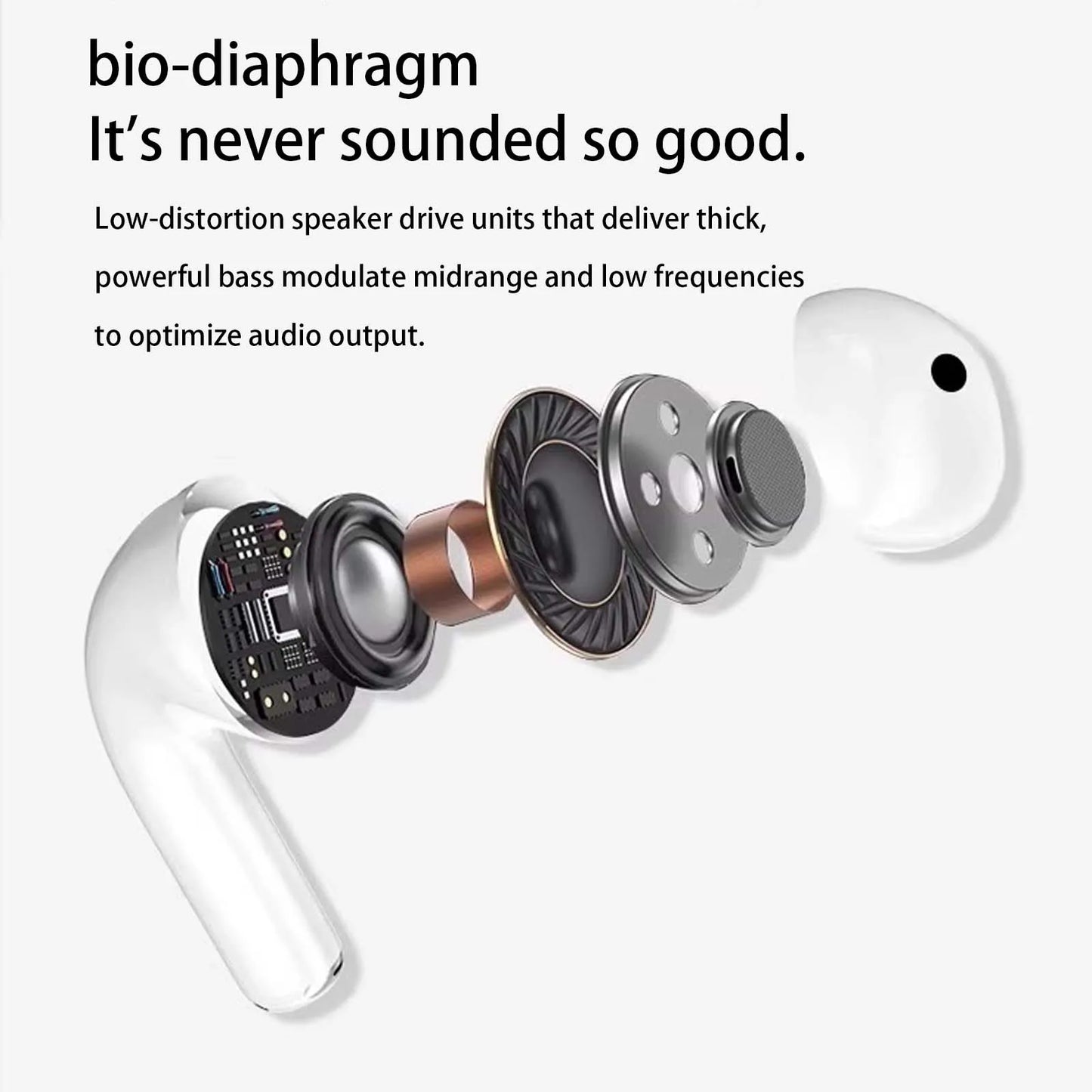 ZZLOVE Air Pro4 Wireless Earphones Bluetooth 5.3 for Sports