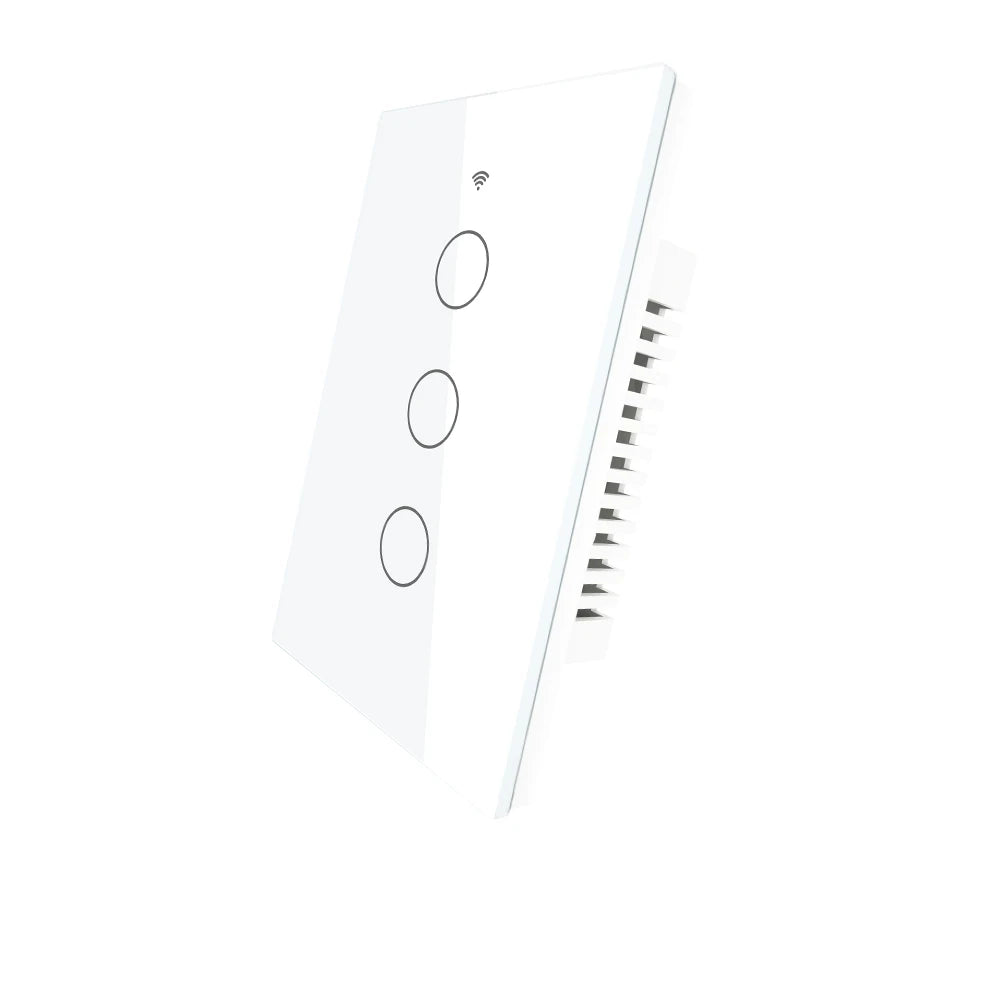 Moes Smart Glass Panel Switch With Tuya App Alexa Google