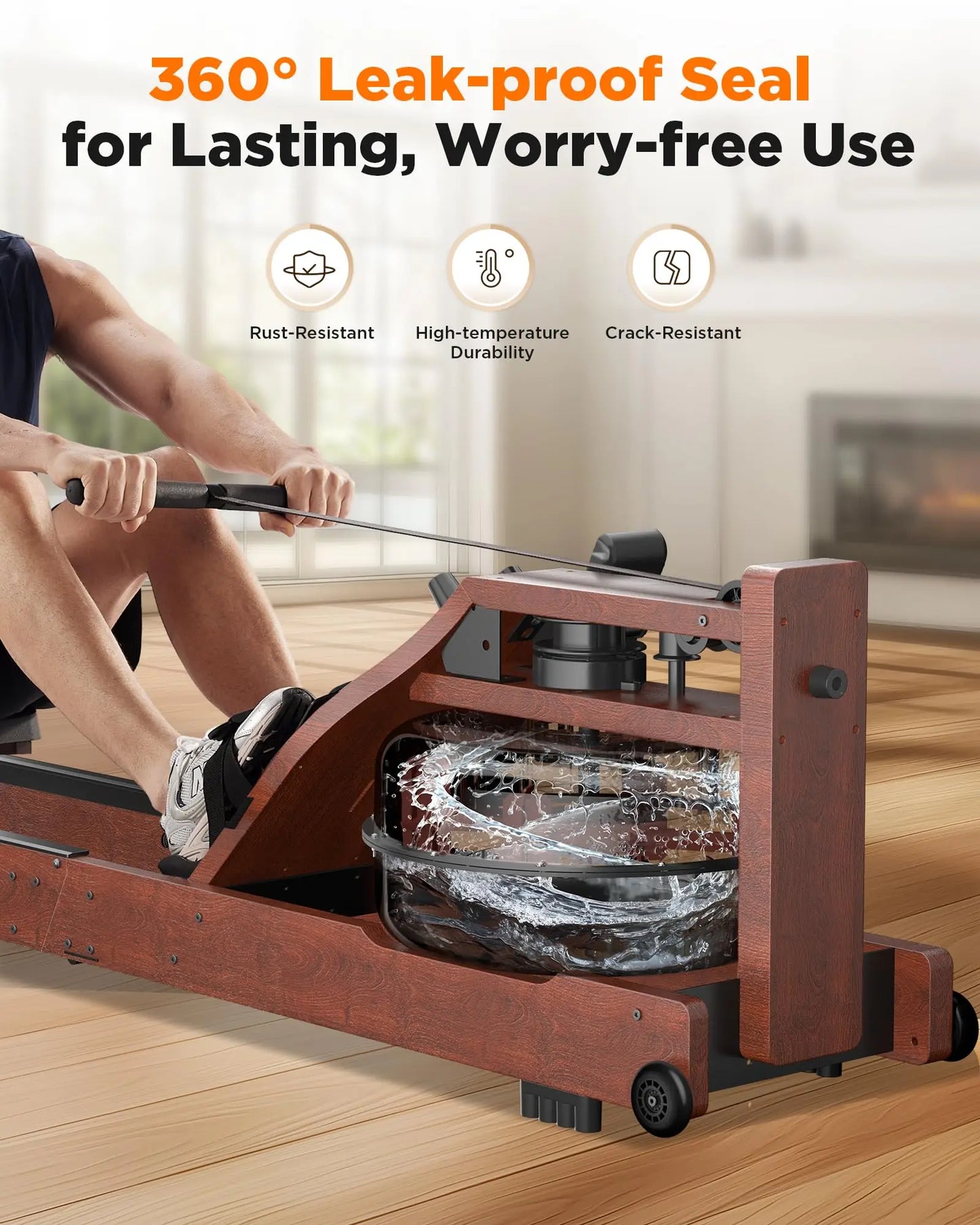 YOSUDA Water Rowing Machine for Home Use