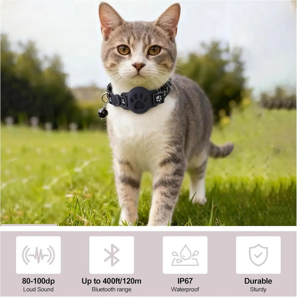 GPS Cat Collar With Bluetooth Tracker For iOS Find My