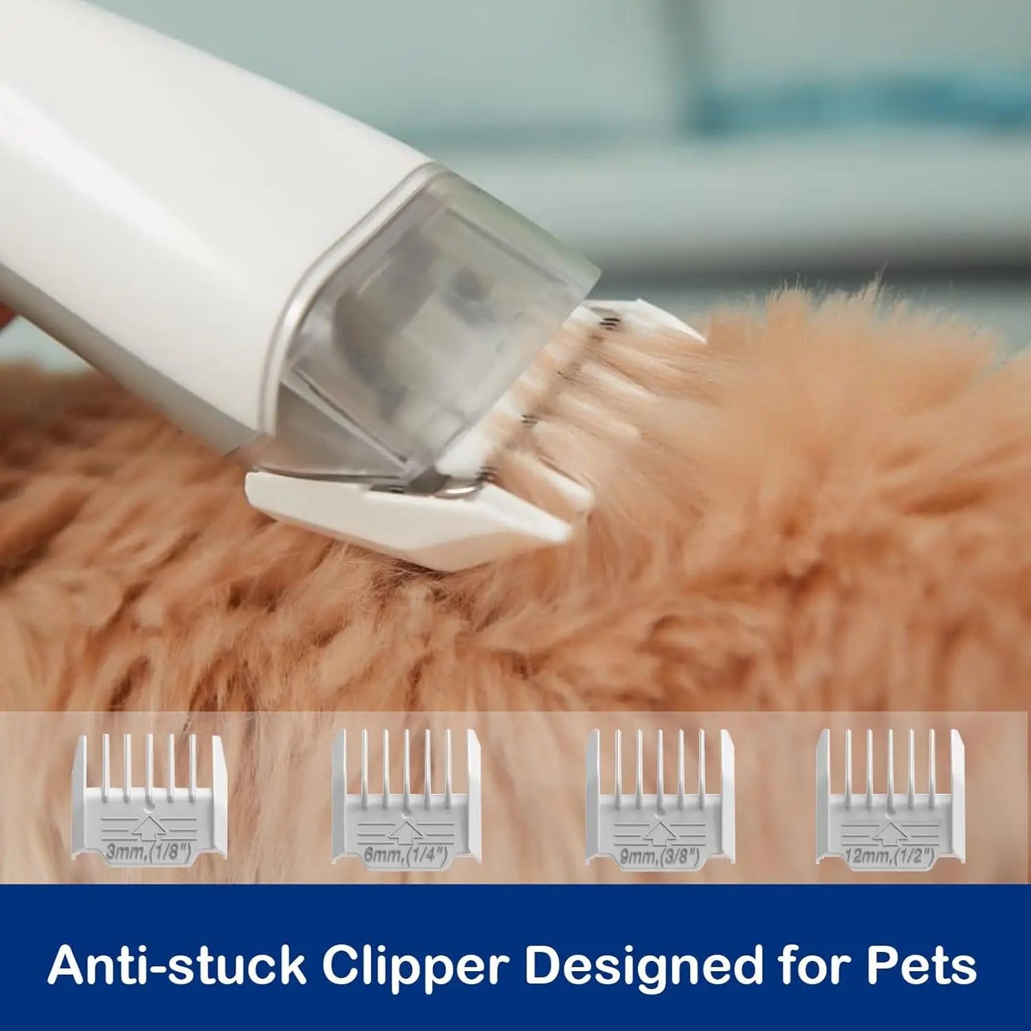Pet Hair Vacuum With Dust Bin And Precision Grooming Tools