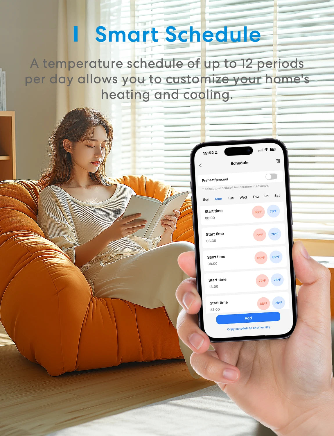 Meross Matter Smart Thermostat For US WiFi Systems