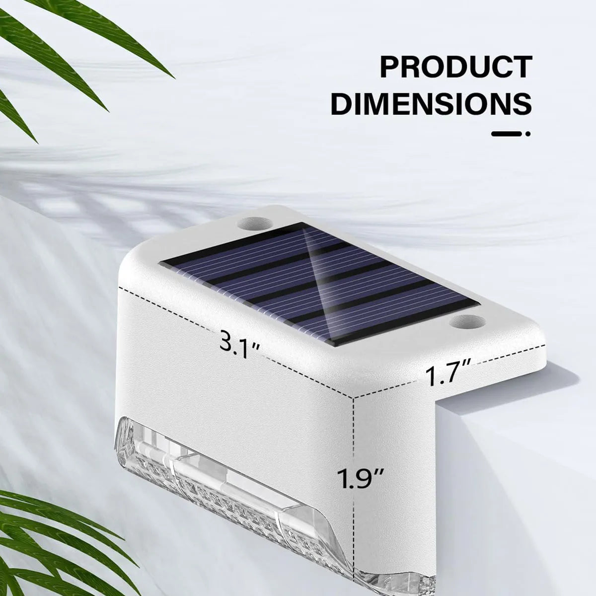 Solar Powered Led Deck Lights Outdoor Steps Waterproof