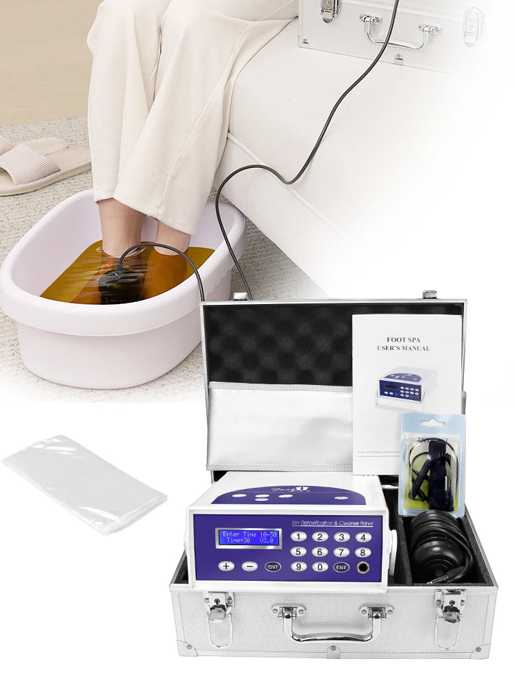 VNIOLIFE Ionic Foot Bath Detox Machine LED Display Home Spa