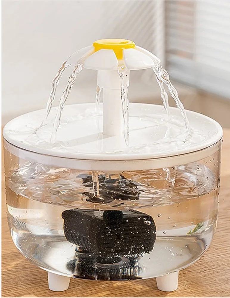 Automatic Pet Water Fountain For Cats And Dogs, Large Capacity, USB Powered