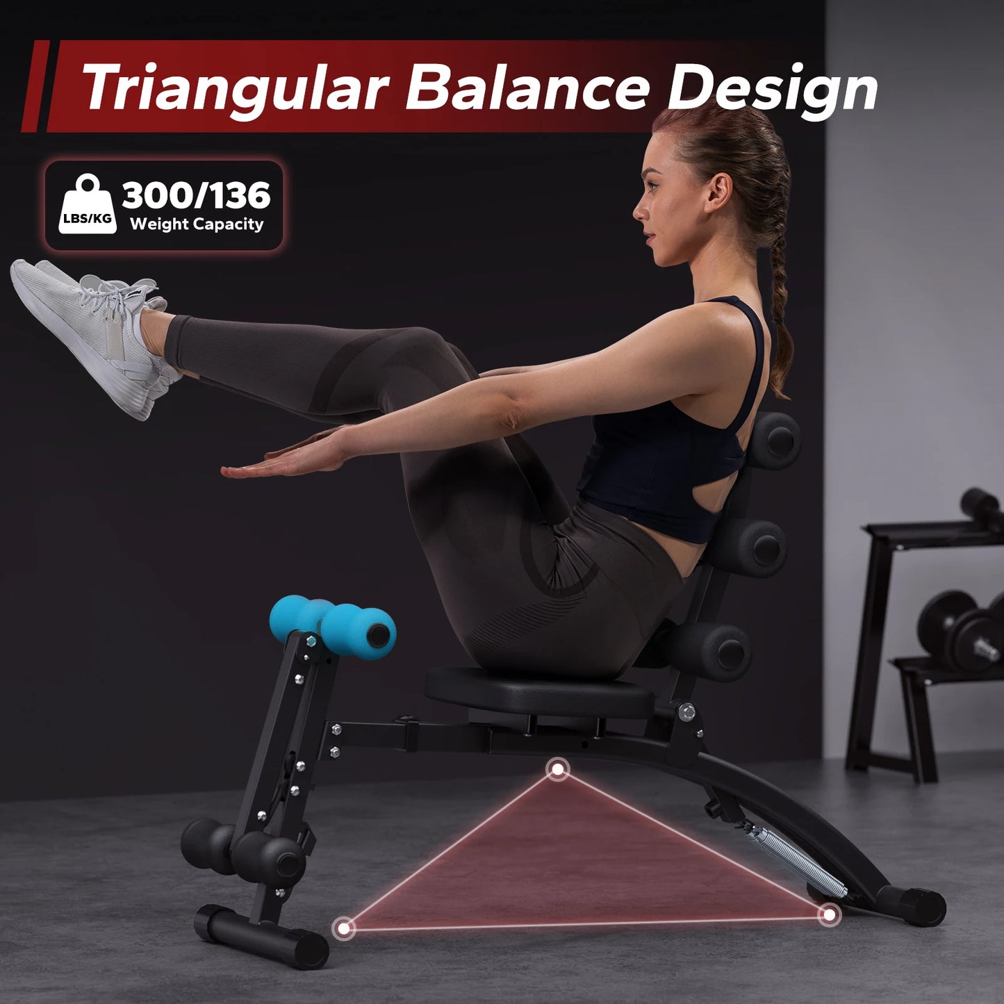 MERACH Ab Machine Multi Functional Ab Trainer For Home Gym