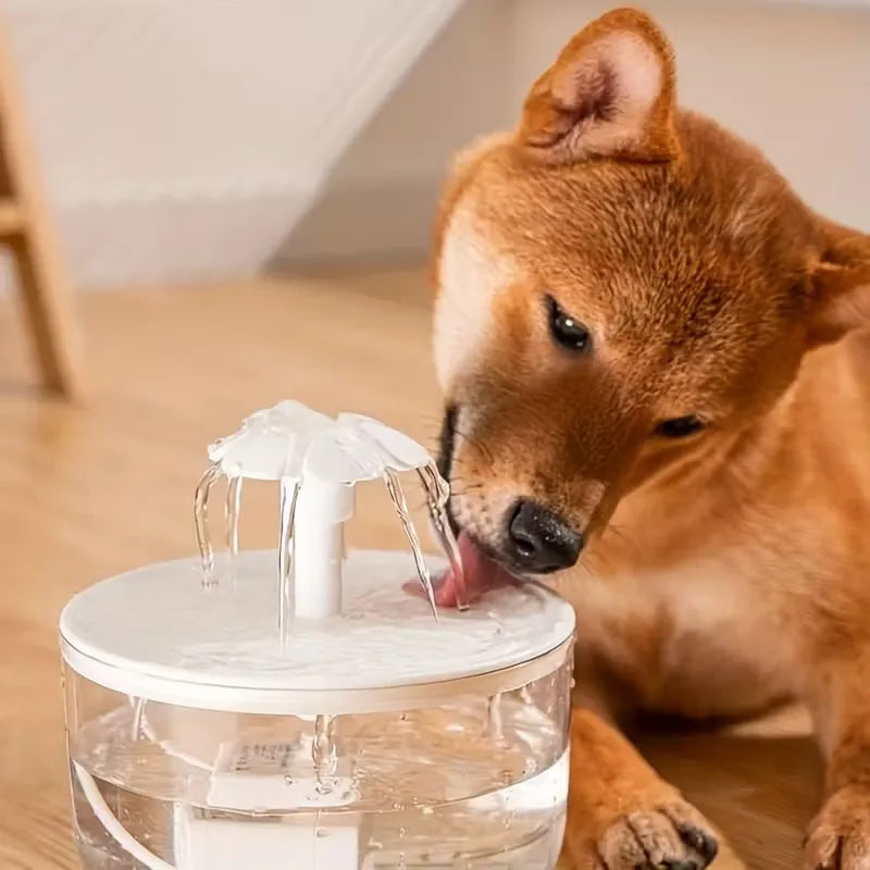 Automatic Pet Water Fountain For Cats And Dogs, Large Capacity, USB Powered