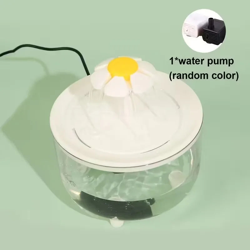 Automatic Pet Water Fountain For Cats And Dogs, Large Capacity, USB Powered