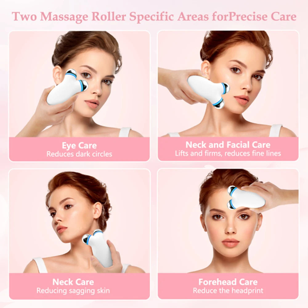 Microcurrent Facial Device For Skin Tightening And Absorption
