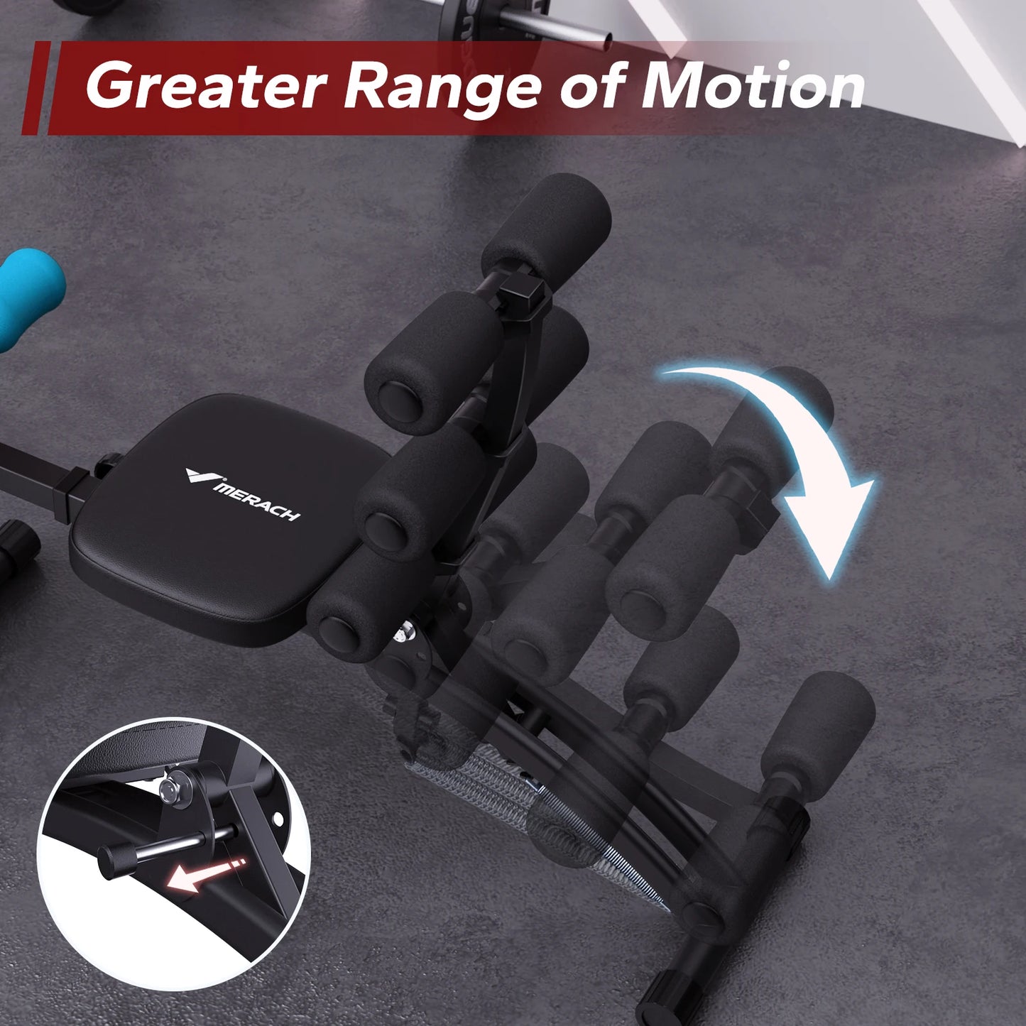 MERACH Ab Machine Multi Functional Ab Trainer For Home Gym