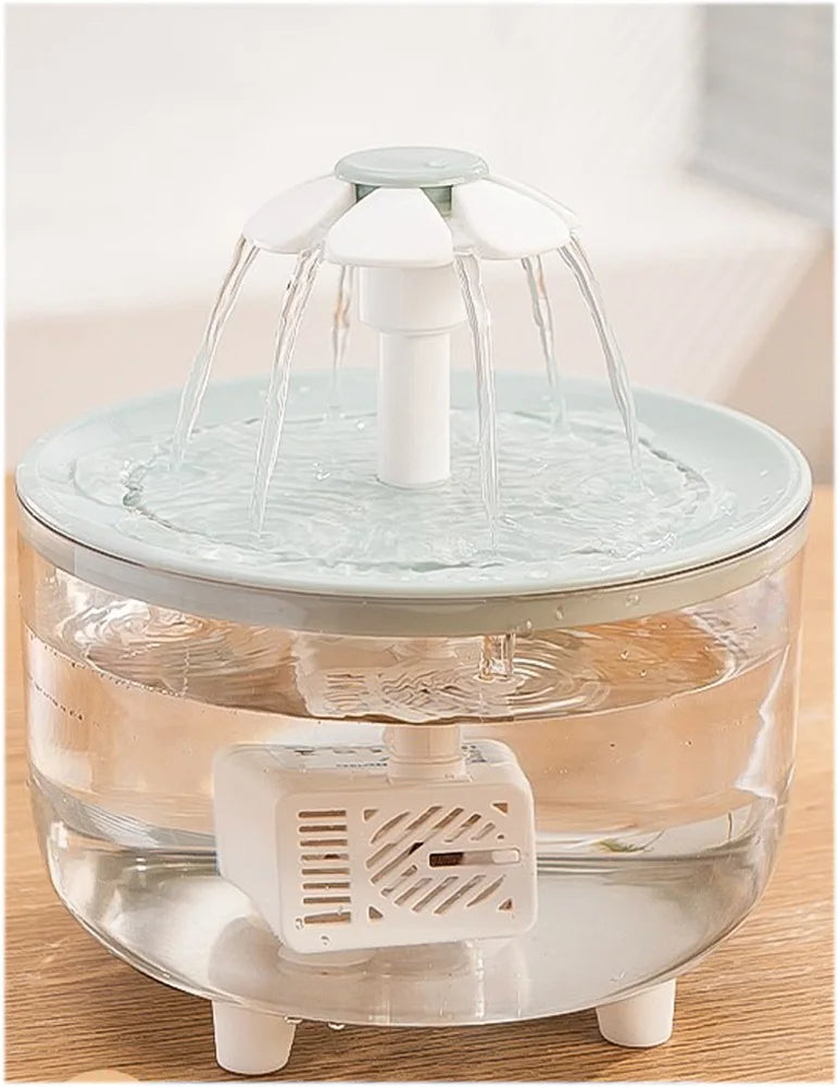 Automatic Pet Water Fountain For Cats And Dogs, Large Capacity, USB Powered