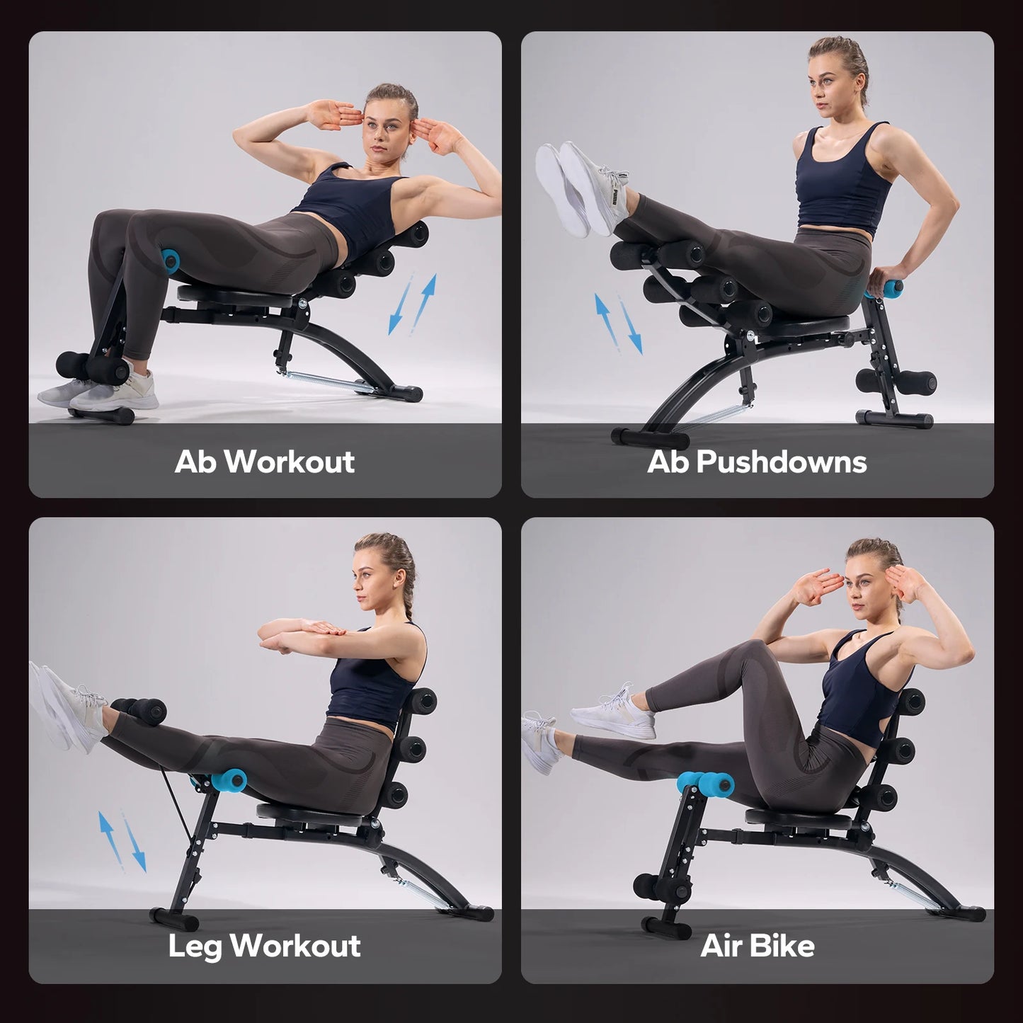 MERACH Ab Machine Multi Functional Ab Trainer For Home Gym