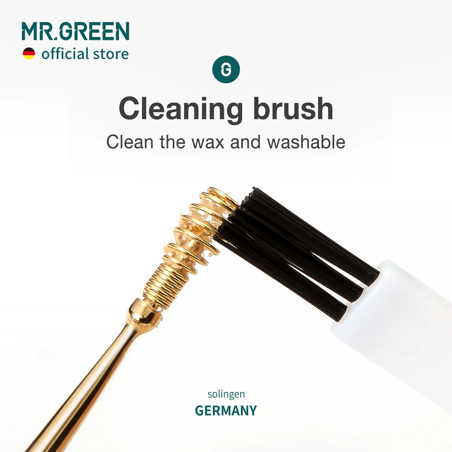 MR.GREEN Ear Wax Removal 360 Degree Spiral Massage Ear Cleaner Stainless Steel