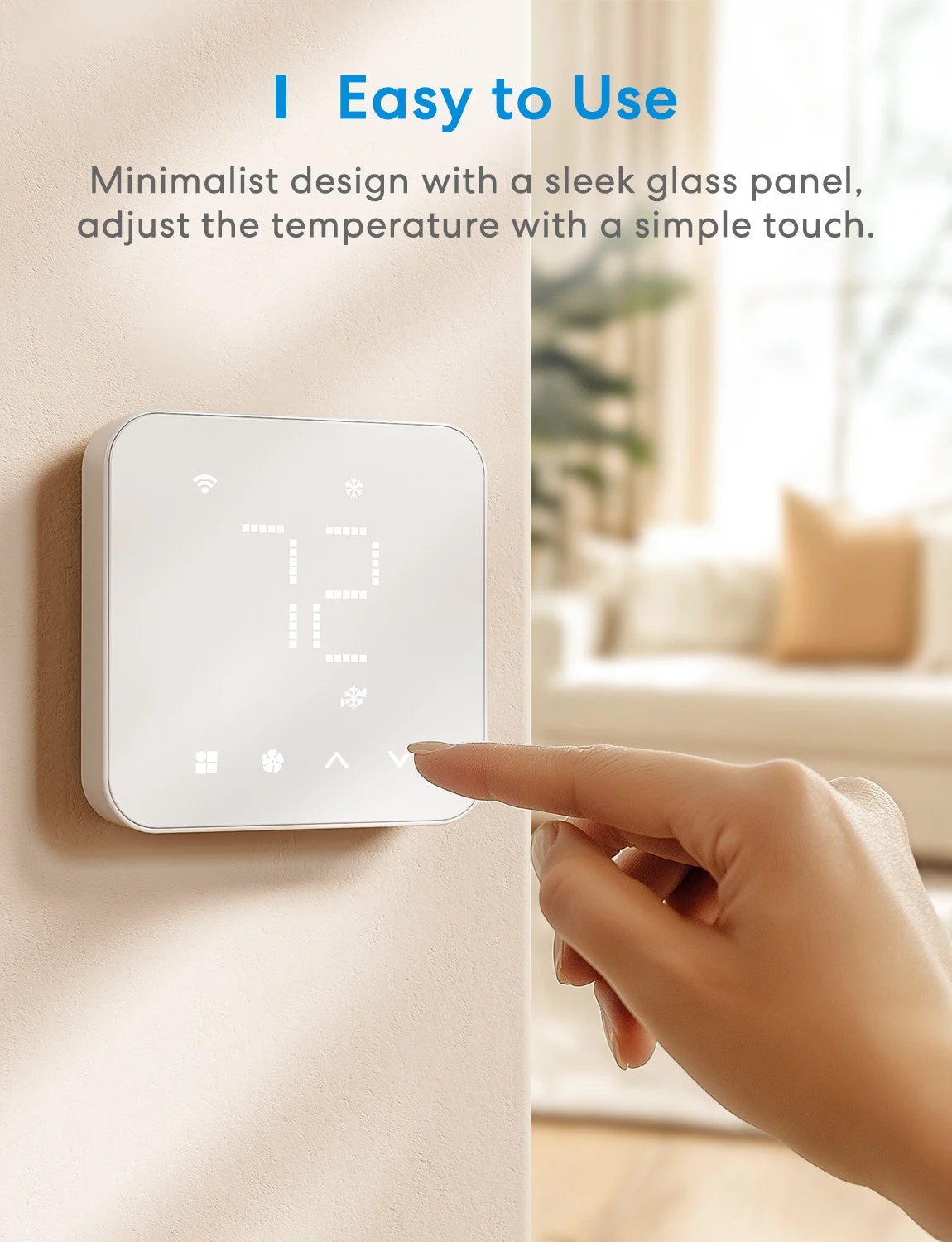 Meross Matter Smart Thermostat For US WiFi Systems