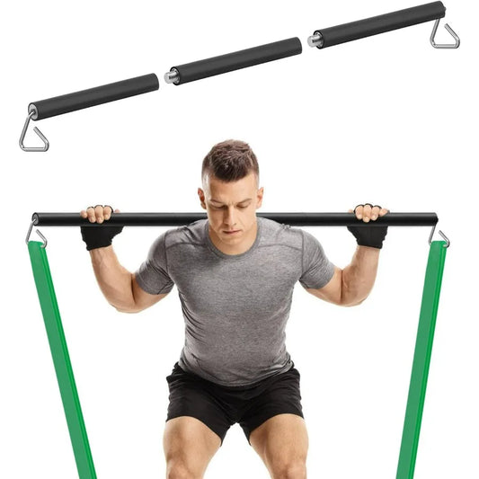 Portable Resistance Band Bar For Home Fitness Training
