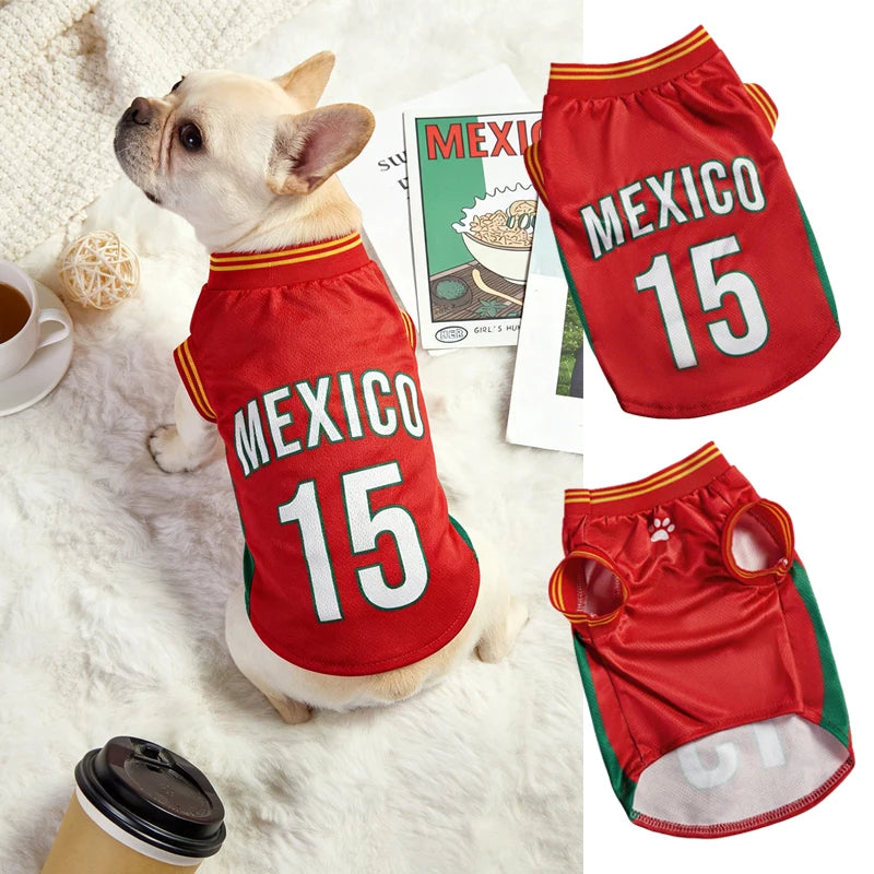 Mesh Breathable Dog Clothes Shirt For Summer Pet Wear