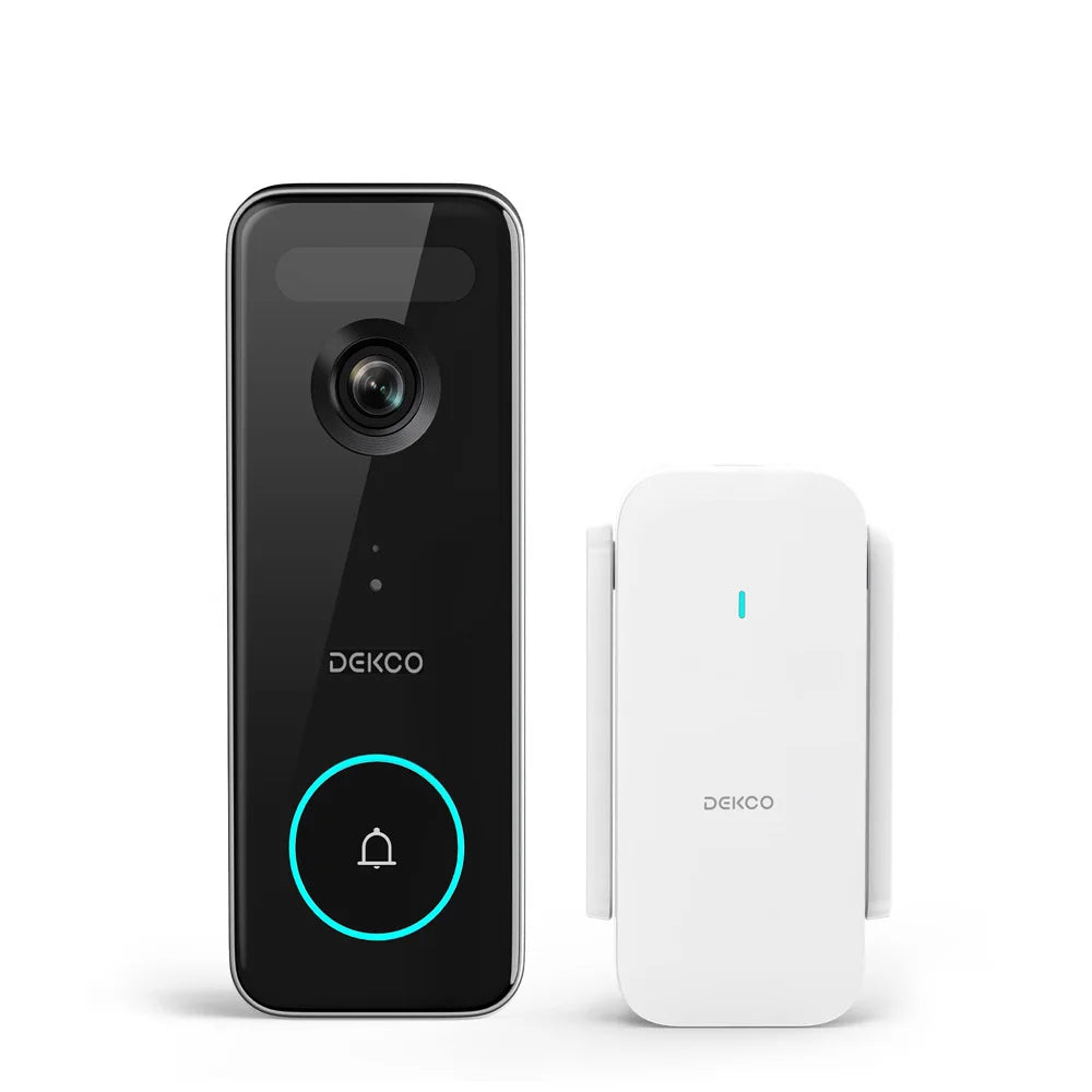 Dekco 5MP Ultra HD WiFi Video Doorbell With Alexa Compatibility