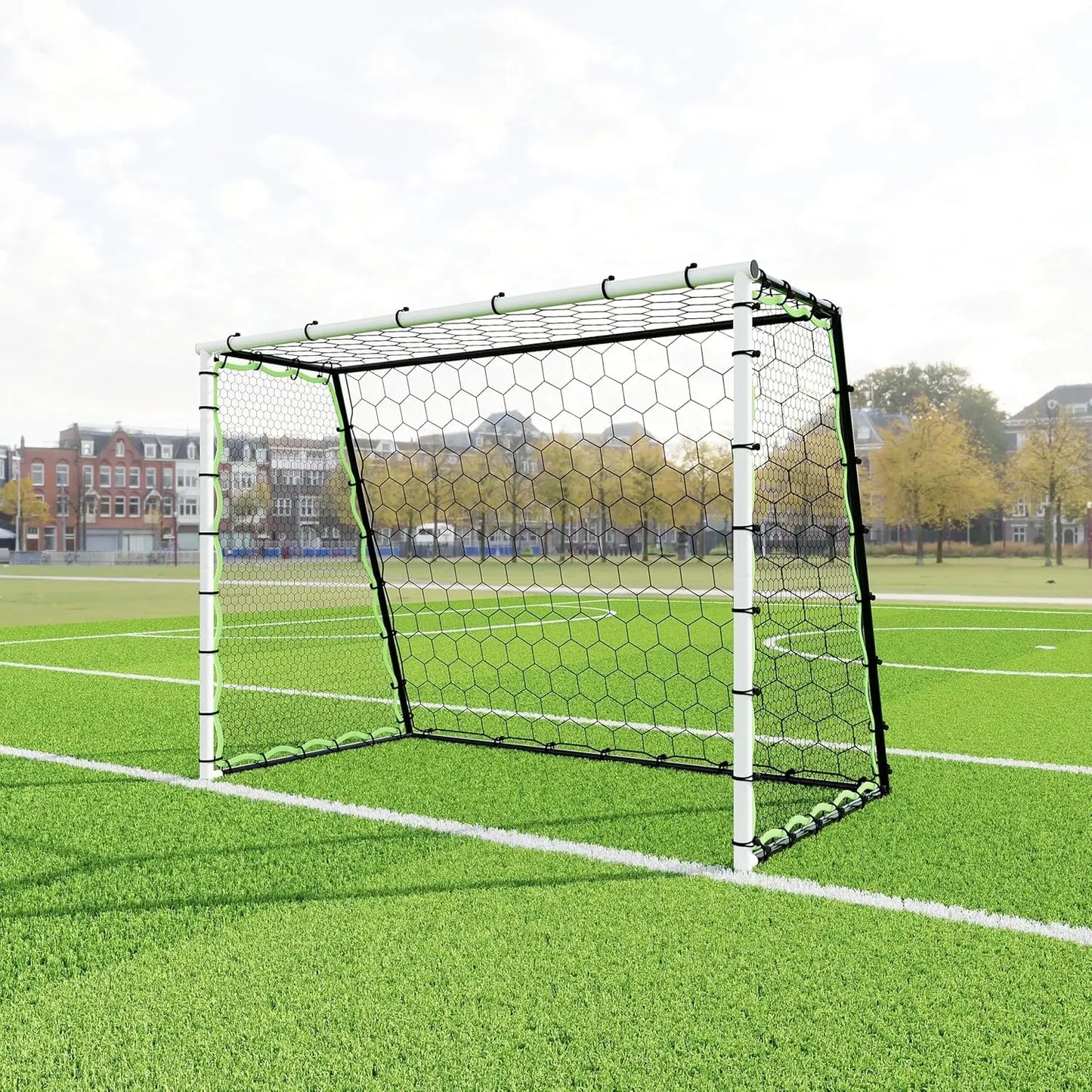 HiMISS 3-In-1 Soccer Goal Training Rebounder Net For Ball Control