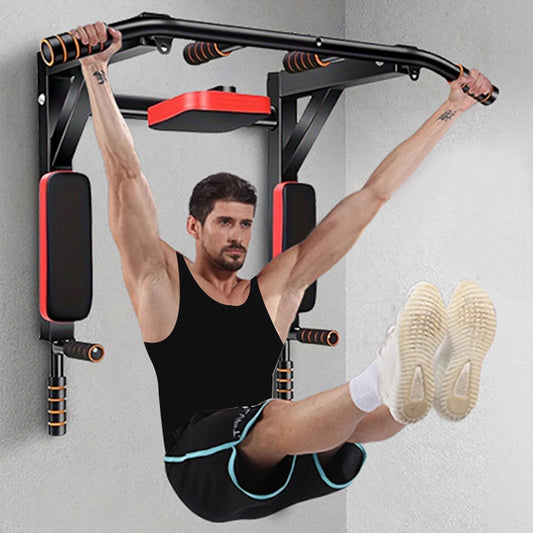 KBQ Multifunctional Wall-Mounted Pull-Up Bar For Home Gym