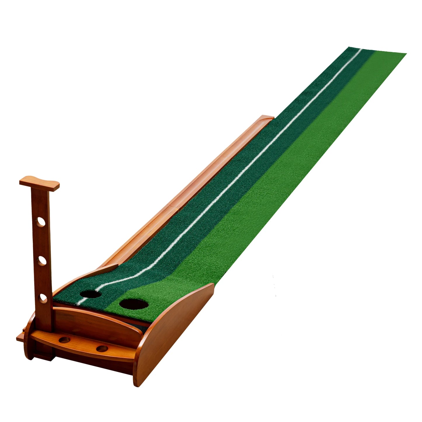 Indoor Golf Putting Green Practice Mat With Auto Ball Return