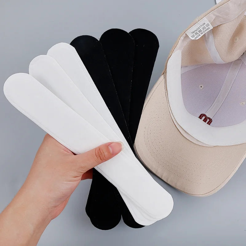Hat Sweat Absorber Strips Adhesive Sweatband Liner for Caps Visors