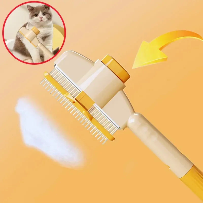 Self Cleaning Dog Comb Pet Hair Remover Grooming Brush