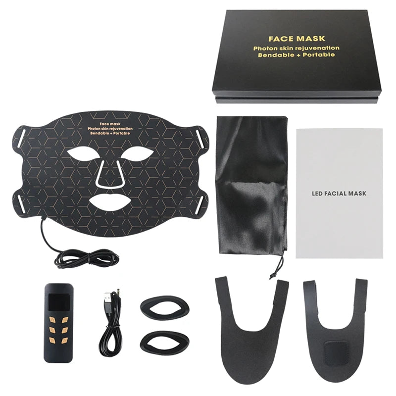 UBilli Portable LED Face Mask Light Therapy For Skin Rejuvenation