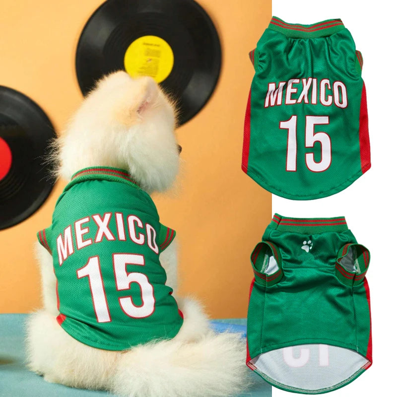 Mesh Breathable Dog Clothes Shirt For Summer Pet Wear