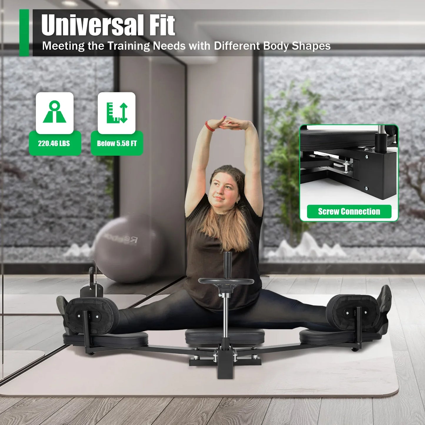 Leg Stretcher 3 Bar Spreader Machine For Flexibility