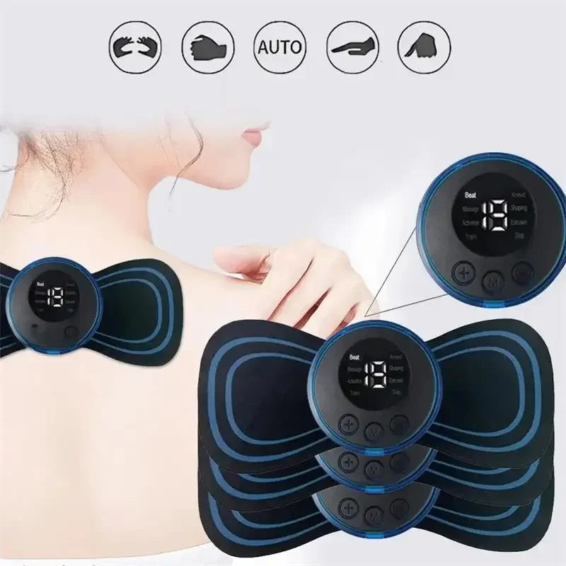 Electric Neck Massager EMS Muscle Stimulator For Back And Shoulders