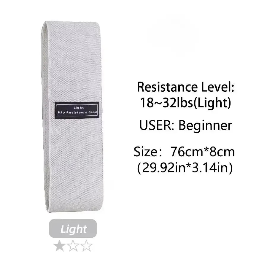 Glute Thigh Elastic Resistance Bands For Squat Workouts