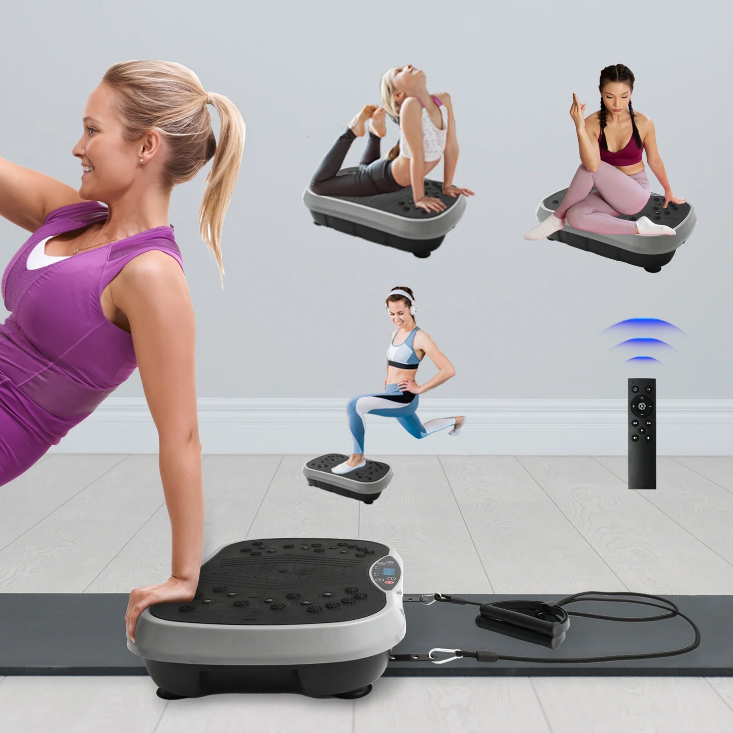 Vibration Plate Exercise Machine for Full Body Fat Burning Workout