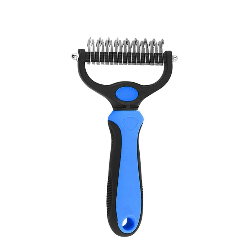 Deshedding Brush Self Cleaning Grooming Tool For Dogs And Cats