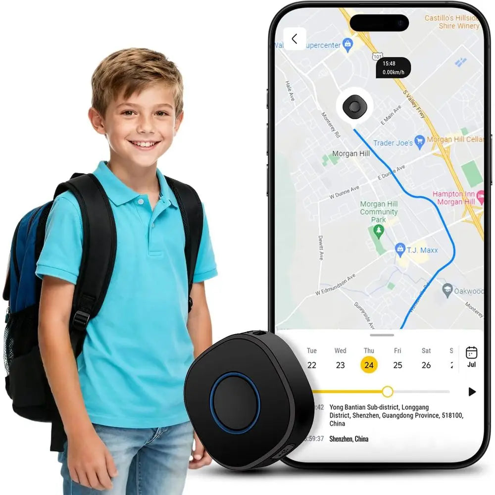 Geo Fence And Share Mini Personal GPS Tracker For Kids