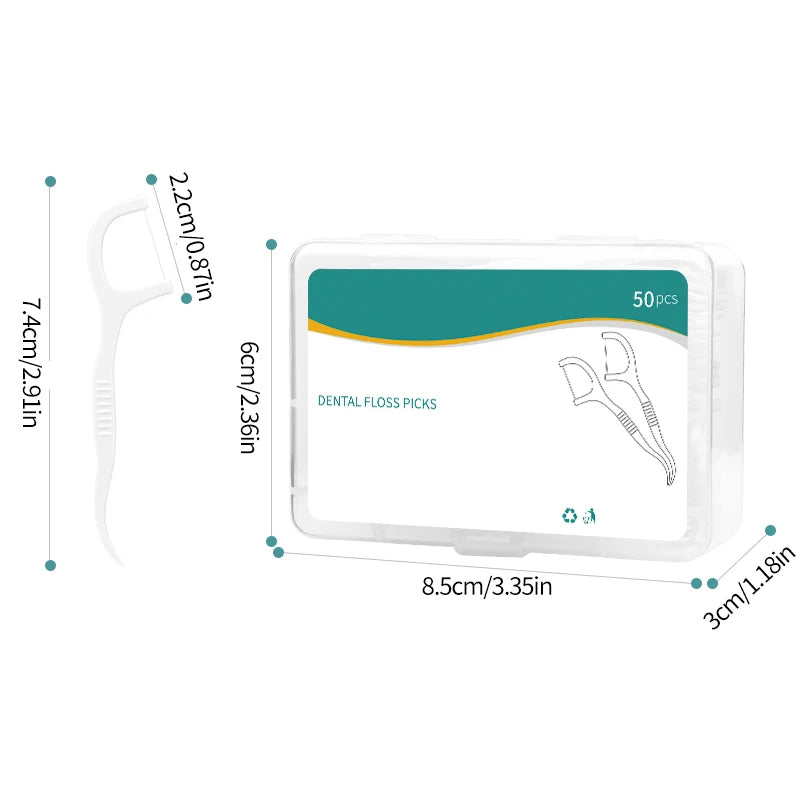 Ultra Fine Dental Floss Sticks For Gap Cleaning And Protection