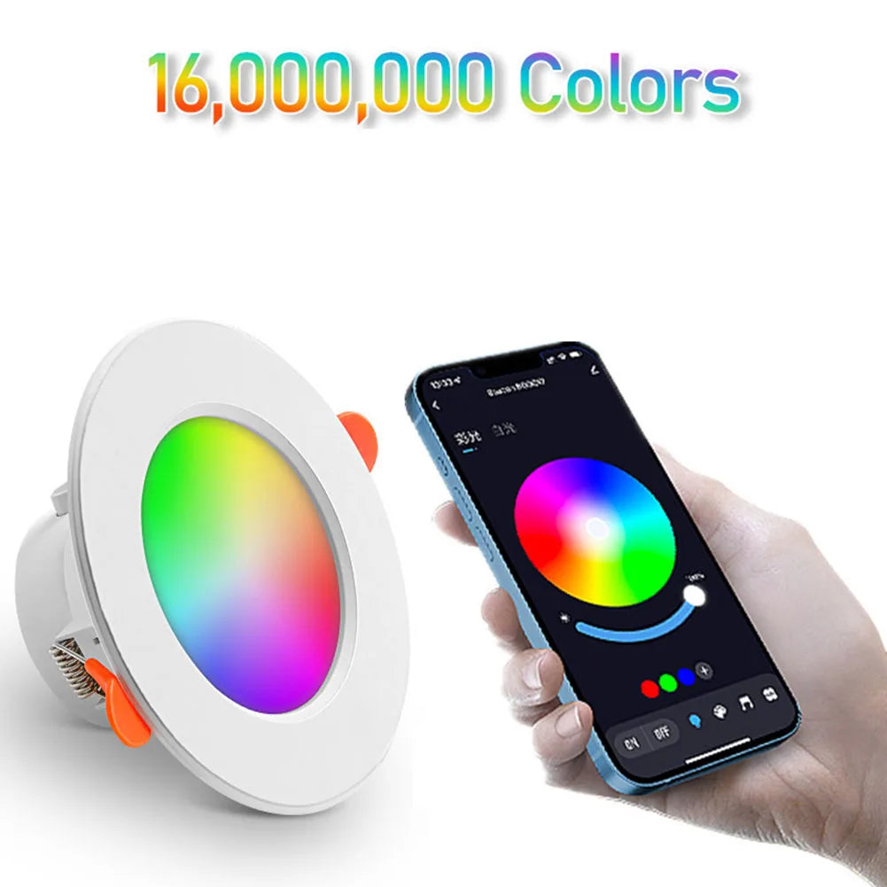 Alloet 10W Smart LED Downlight Bluetooth RGB with App Control