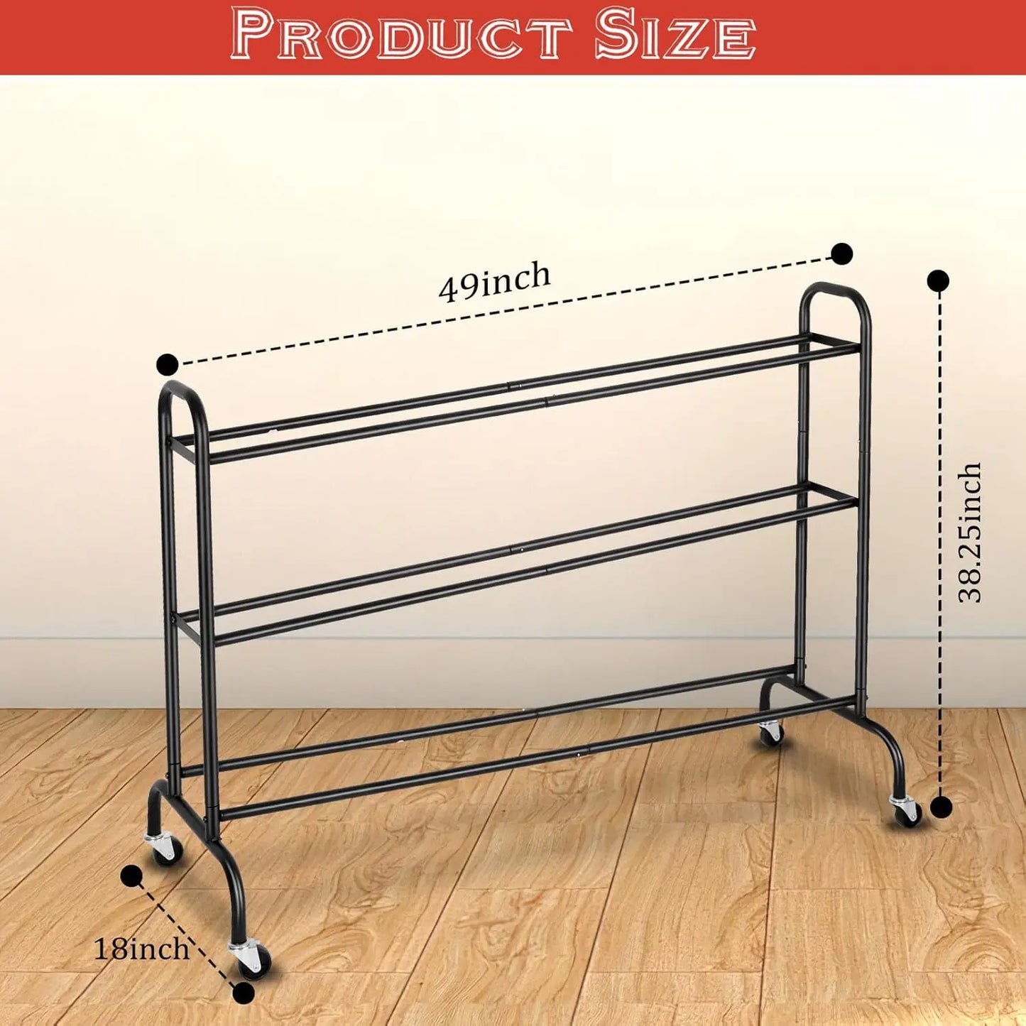Adjustable Basketball Training Stand with Wheels