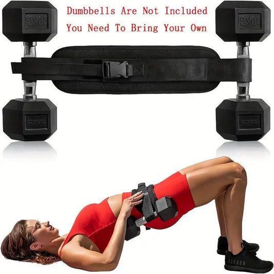 Adjustable Weighted Waist Belt for Home Workouts and Hip Training