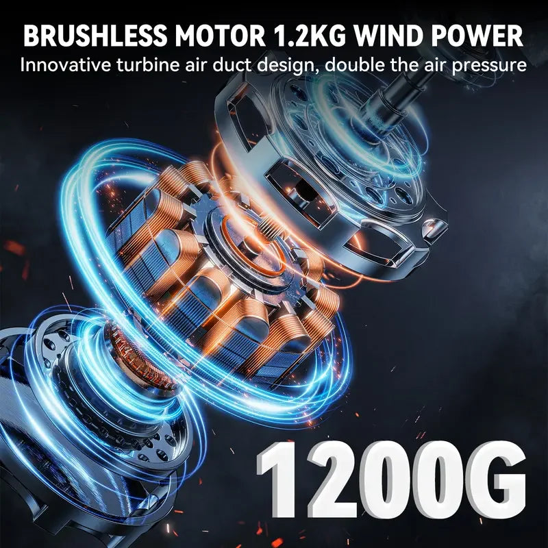 Yofidra 28000RPM Cordless Electric Air Blower With 18V Battery