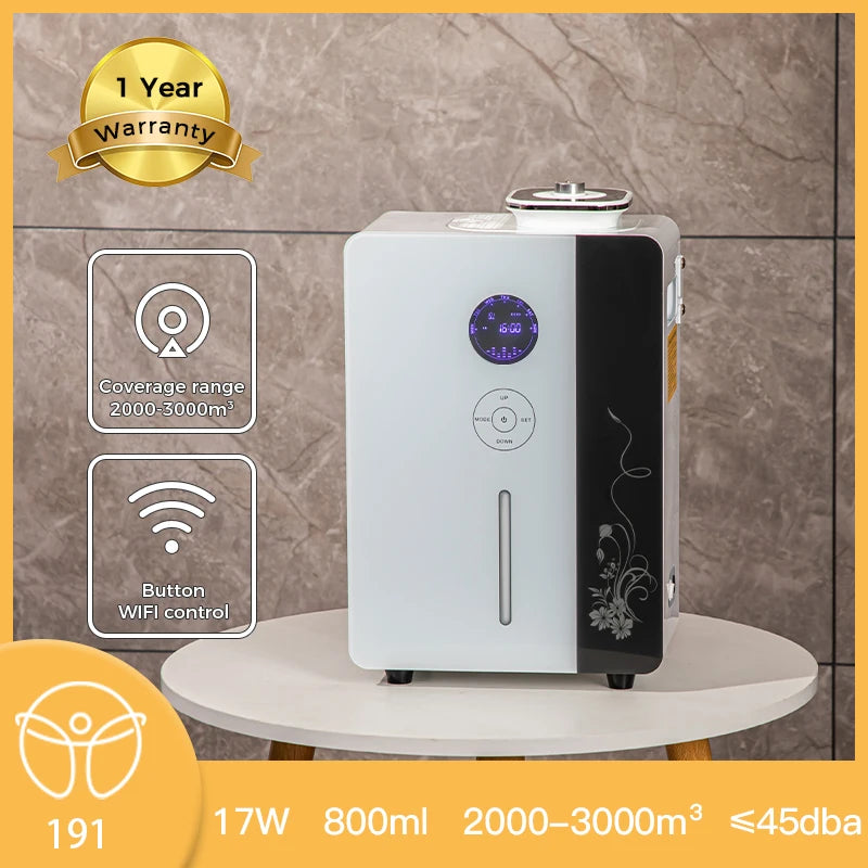 NAMSTE 3000m3 Air Purifier Aroma Diffuser With WiFi 800ml Capacity