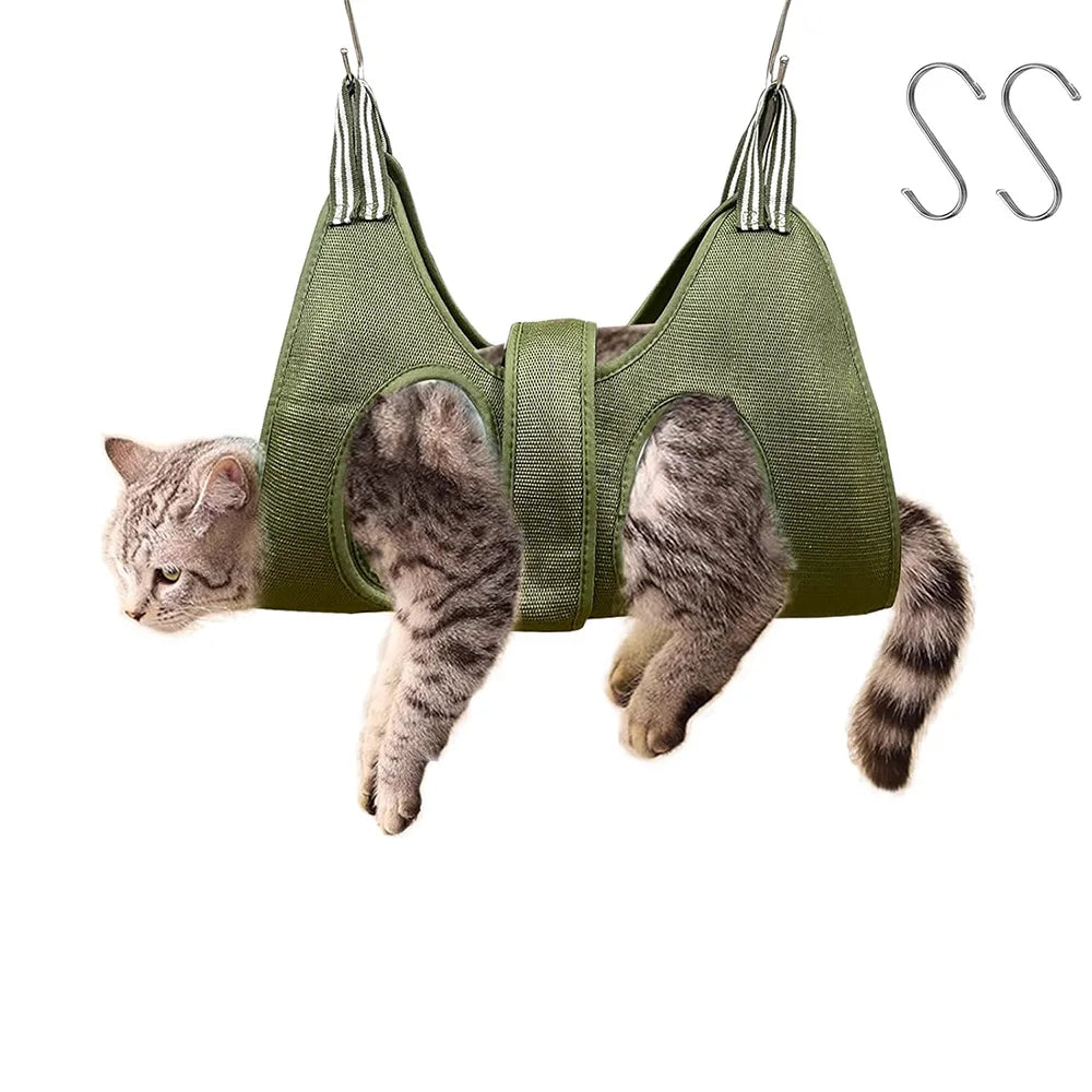 Pet Grooming Hammock Nail Clipper Fixer For Cats And Dogs