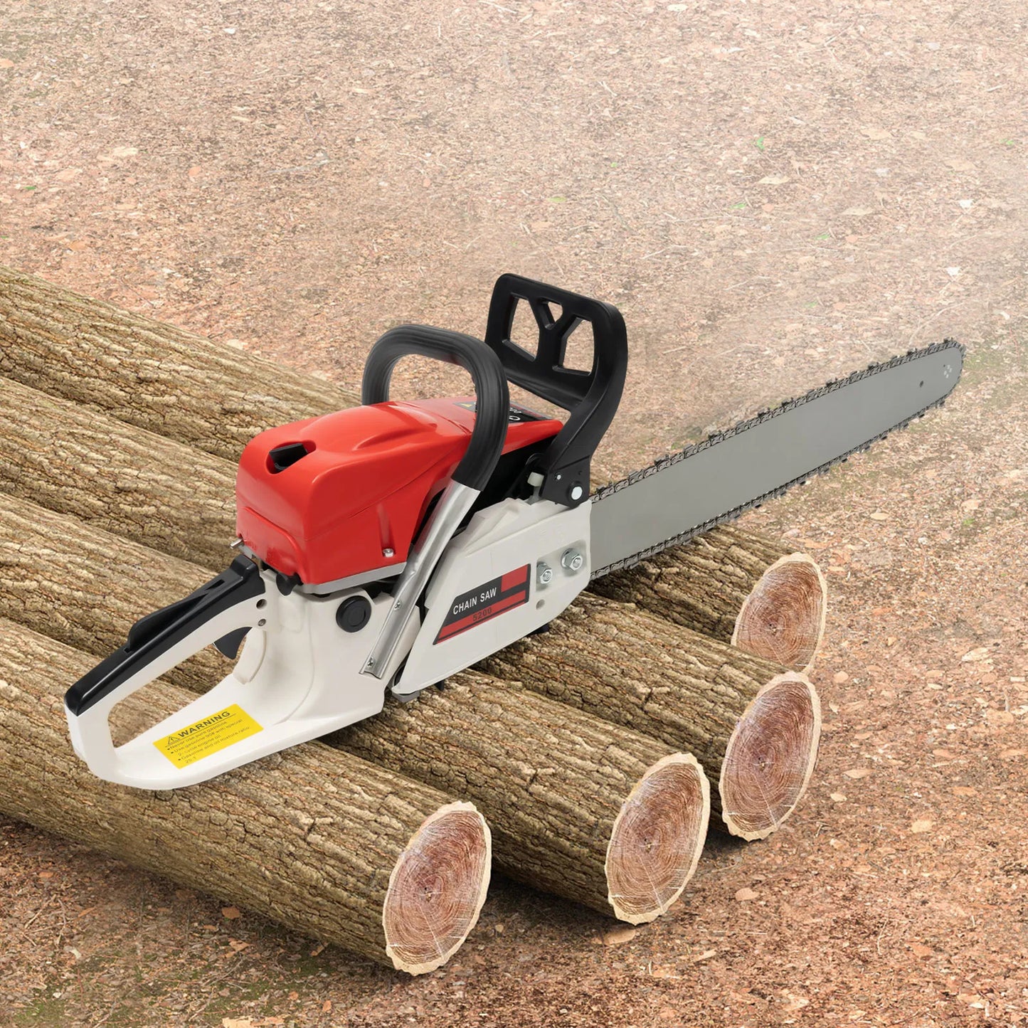 Gasoline Chainsaw 2 Stroke Engine 7500 RPM for Pruning and Cutting