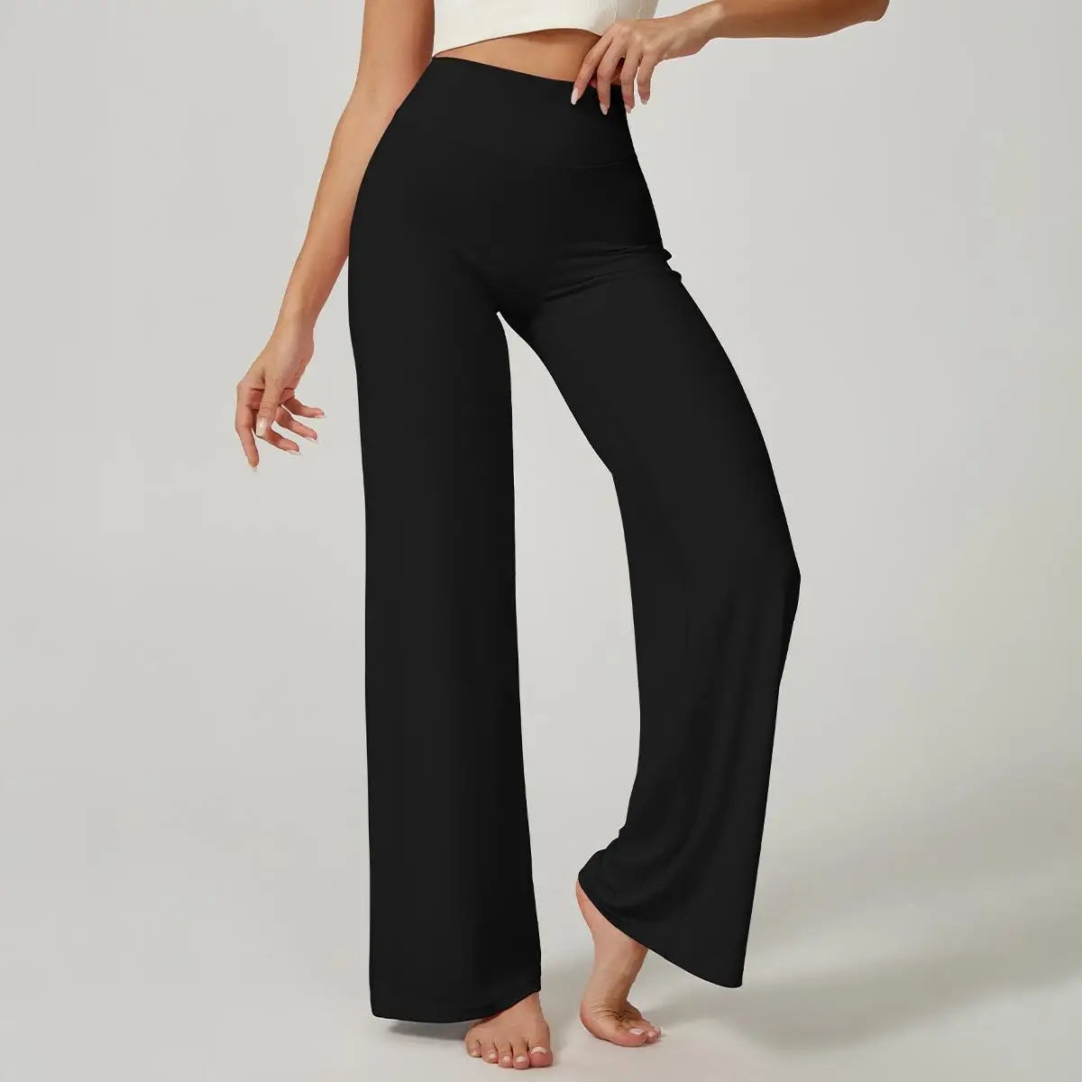 High Waist Nylon Yoga Pants For Women Slimming Fit