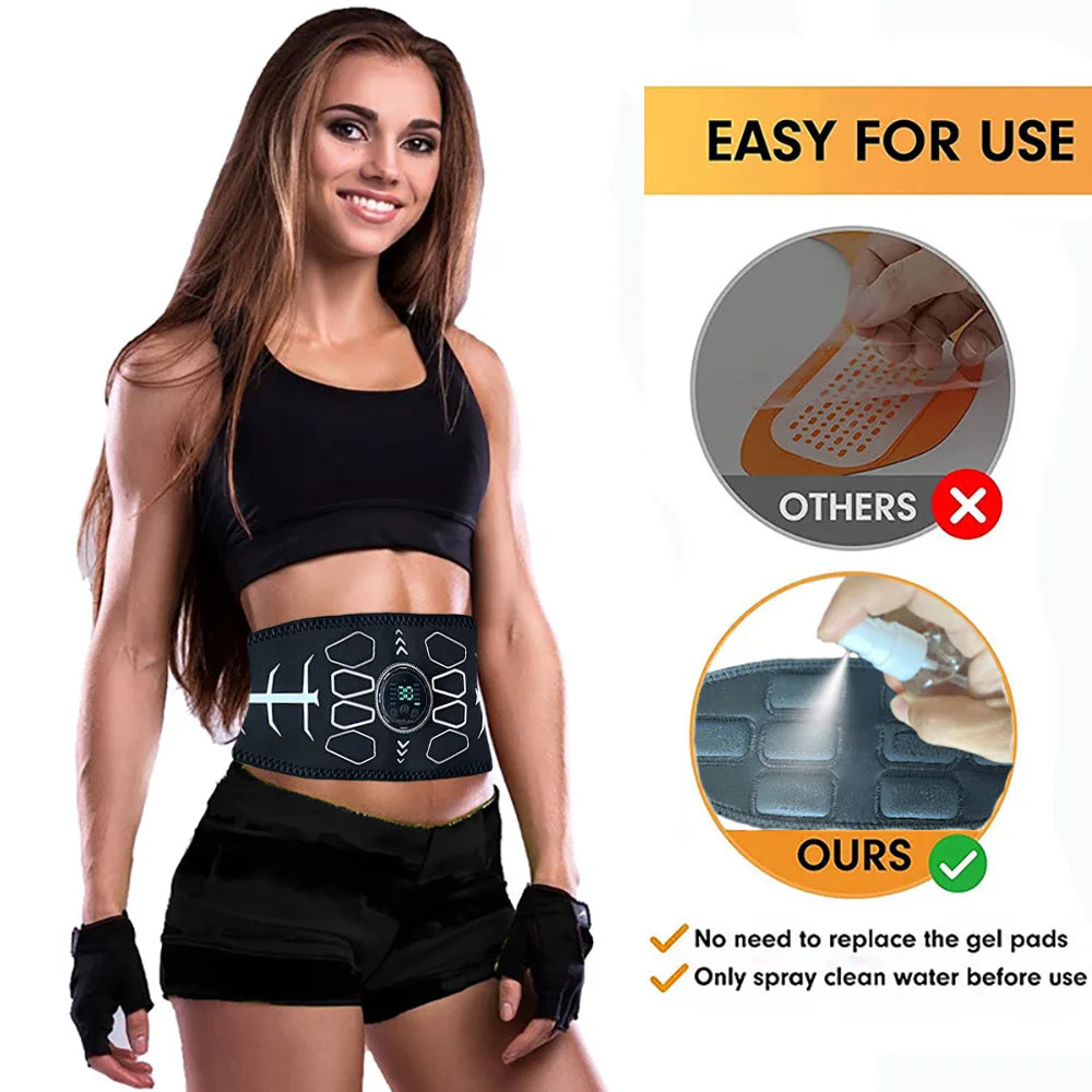EMS Abdominal Toning Belt Stimulator for Abs Training