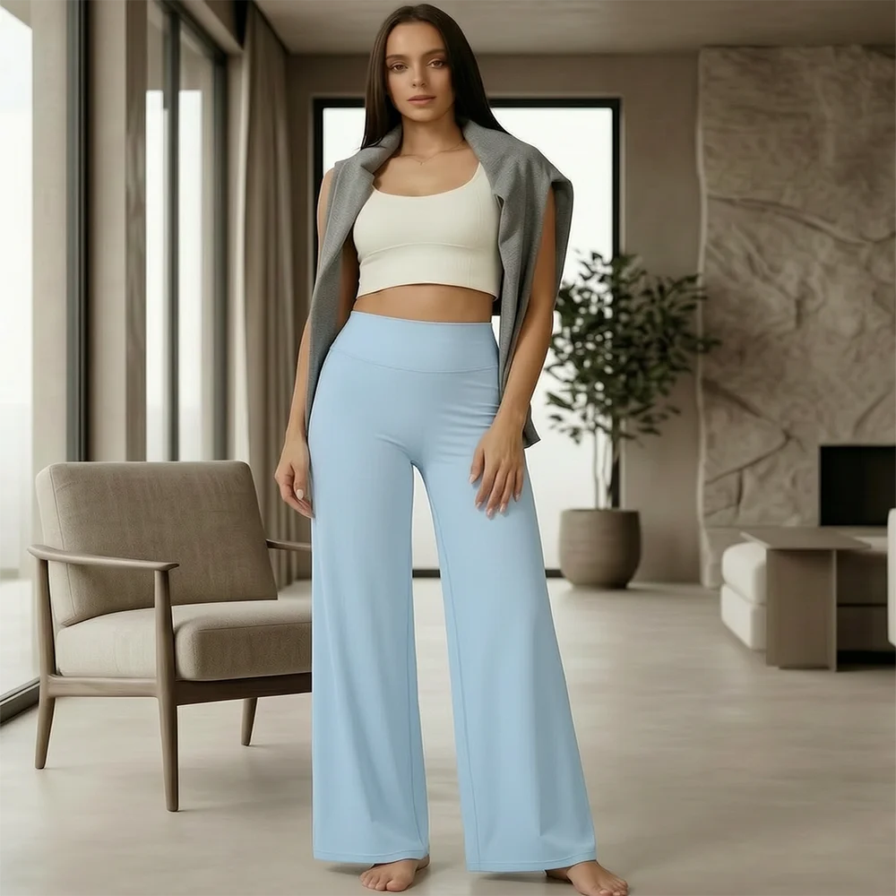 High Waist Nylon Yoga Pants For Women Slimming Fit